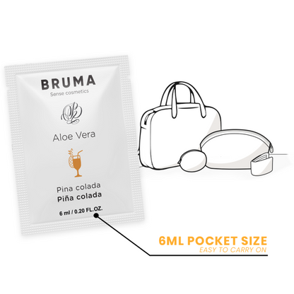 BRUMA - GEL SCORREVOLE ALOE VERA GUSTO PINA COLADA 6 ML - BRUMA | Lingerie Harness Boutique