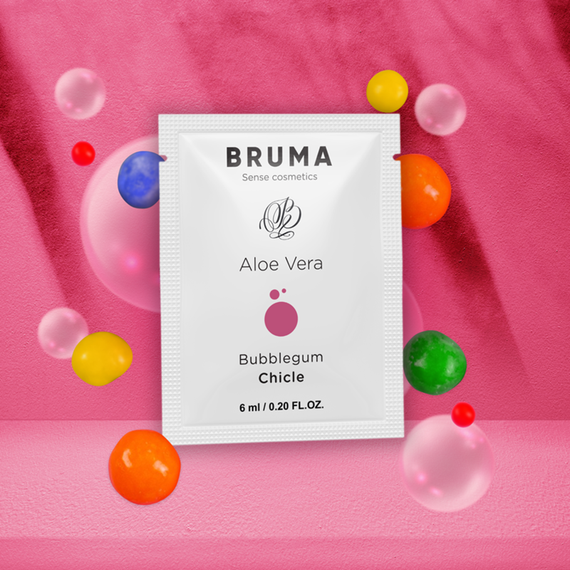 BRUMA - GEL SCORREVOLE ALOE VERA GUSTO BUBBLEGUM 6 ML - BRUMA | Lingerie Harness Boutique