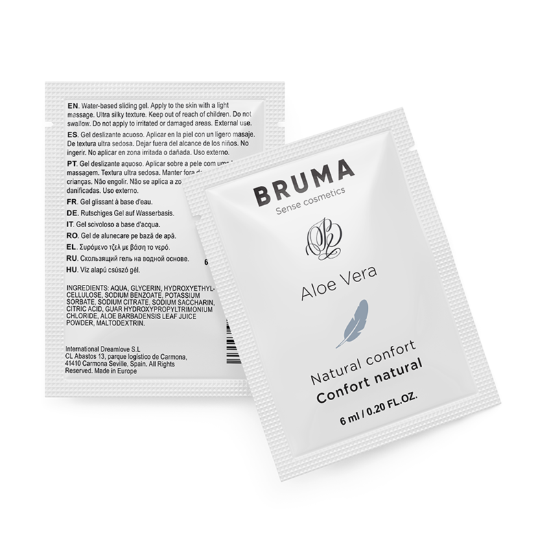 BRUMA - ALOE VERA GEL SCORREVOLE NATURALE CONFORT 6 ML - BRUMA | Lingerie Harness Boutique