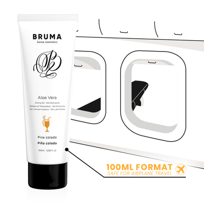 BRUMA - ALOE VERA SLIDING GEL PINA COLADA FLAVOUR 100 ML