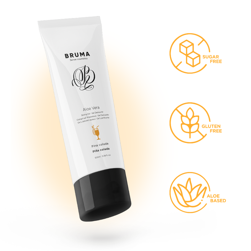 BRUMA - GEL SCORREVOLE ALOE VERA GUSTO PINA COLADA 100 ML - BRUMA | Lingerie Harness Boutique
