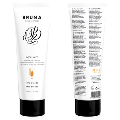 BRUMA - GEL SCORREVOLE ALOE VERA GUSTO PINA COLADA 100 ML - BRUMA | Lingerie Harness Boutique
