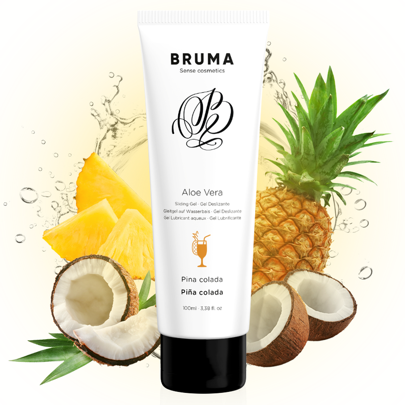 BRUMA - GEL SCORREVOLE ALOE VERA GUSTO PINA COLADA 100 ML - BRUMA | Lingerie Harness Boutique