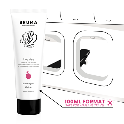 BRUMA - GEL SCORREVOLE ALOE VERA GUSTO BUBBLEGUM 100 ML - BRUMA | Lingerie Harness Boutique