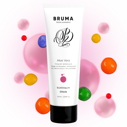 BRUMA - GEL SCORREVOLE ALOE VERA GUSTO BUBBLEGUM 100 ML - BRUMA | Lingerie Harness Boutique