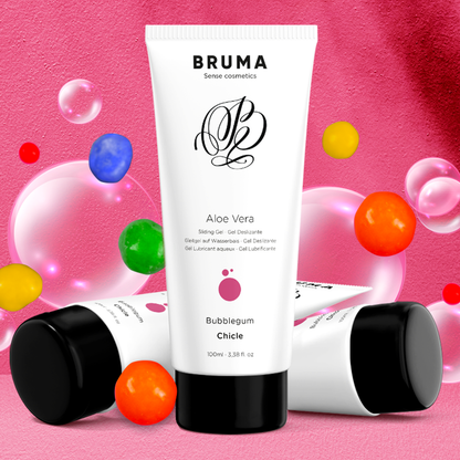 BRUMA - GEL SCORREVOLE ALOE VERA GUSTO BUBBLEGUM 100 ML - BRUMA | Lingerie Harness Boutique