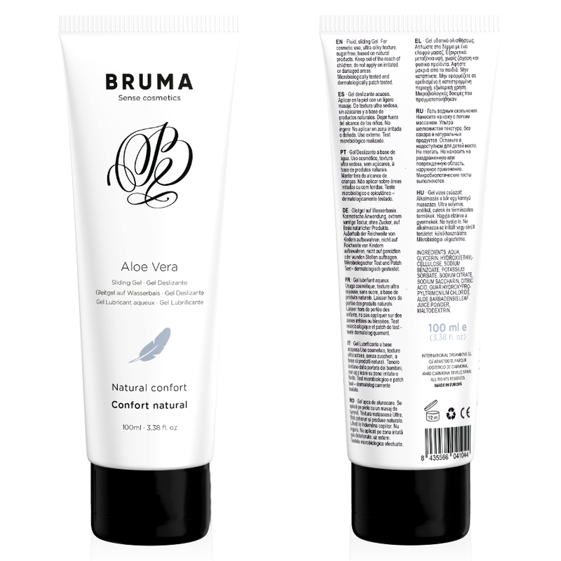 BRUMA - GEL SCORREVOLE ALOE VERA NATURALE CONFORT 100 ML - BRUMA | Lingerie Harness Boutique