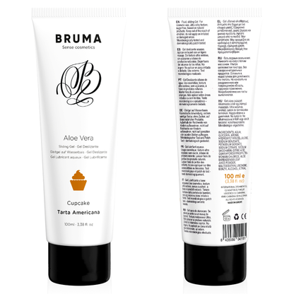 BRUMA - GEL SCORREVOLE ALOE VERA GUSTO CUPCAKE 100 ML - BRUMA | Lingerie Harness Boutique