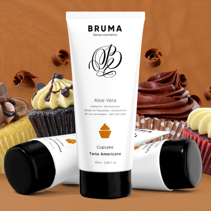 BRUMA - GEL SCORREVOLE ALOE VERA GUSTO CUPCAKE 100 ML - BRUMA | Lingerie Harness Boutique