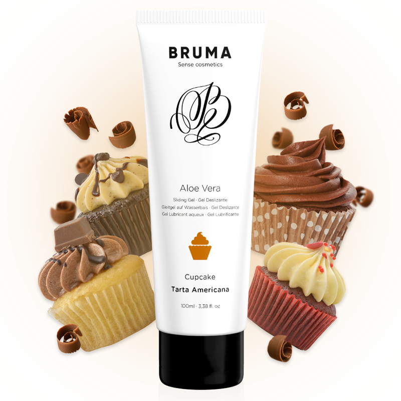 BRUMA - GEL SCORREVOLE ALOE VERA GUSTO CUPCAKE 100 ML - BRUMA | Lingerie Harness Boutique