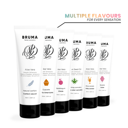BRUMA - GEL SCORREVOLE ALOE VERA GUSTO CUPCAKE 100 ML - BRUMA | Lingerie Harness Boutique
