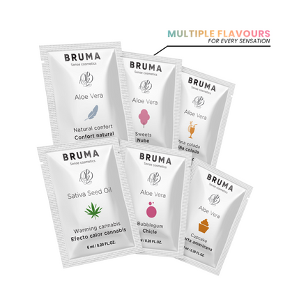 BRUMA - GEL SCORREVOLE ALL''OLIO DI SEMI DI SATIVA GUSTO CANNABIS RISCALDANTE 6 ML - BRUMA | Lingerie Harness Boutique