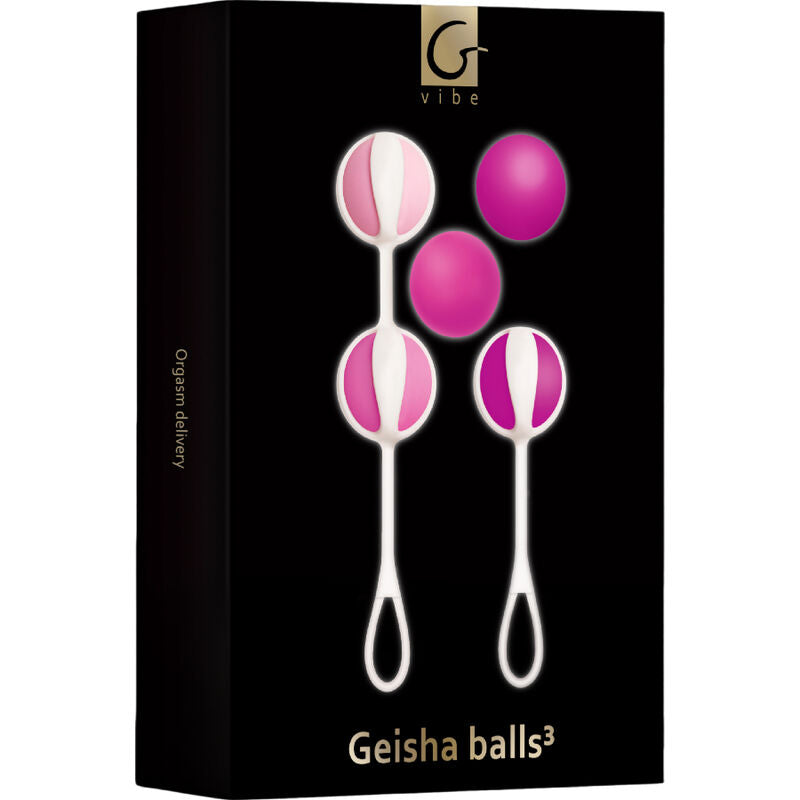 G-VIBE - SET 5 SFERE DA GEISHA3 ROSA