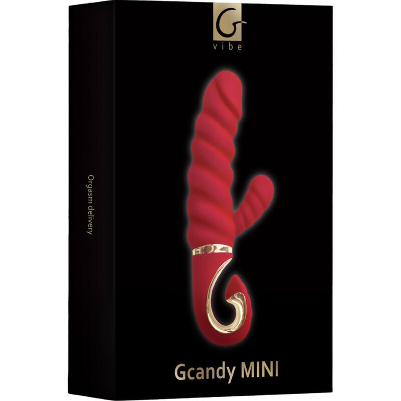 G-VIBE - GCANDY MINI VIBRATORE IN SILICONE ROSSO - G-VIBE | Lingerie Harness Boutique