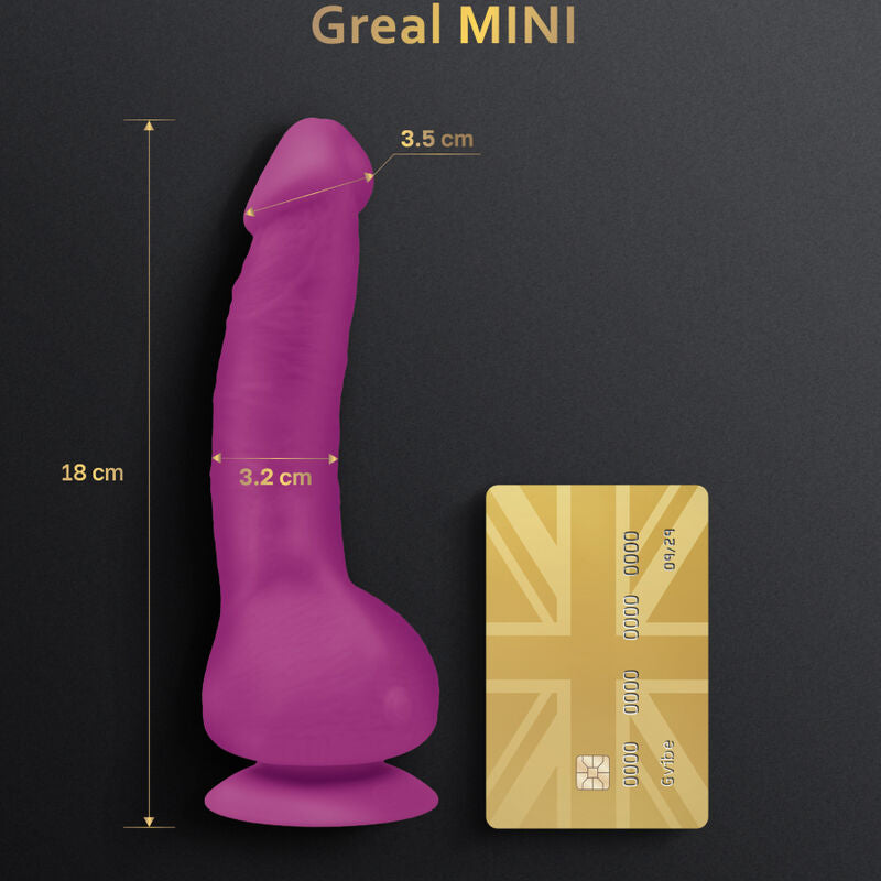 G-VIBE - GREAL MINI DILDO VIBRATORE IN SILICONE FUCSIA - G-VIBE | Lingerie Harness Boutique