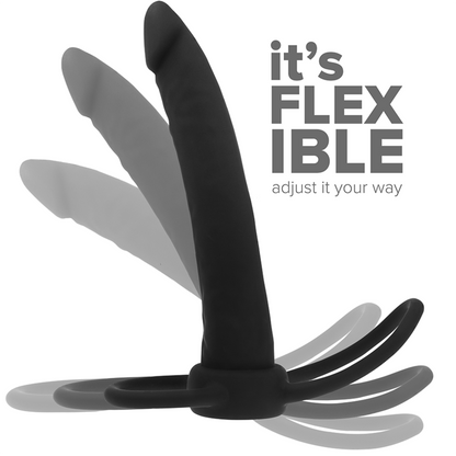 MYTHOLOGY - DILDO ANALE COBI ONYX CON ANELLO PER CAZZO E TESTICOLI 13 CM IN SILICONE - MYTHOLOGY FANTASY DILDO | Lingerie Harness Boutique