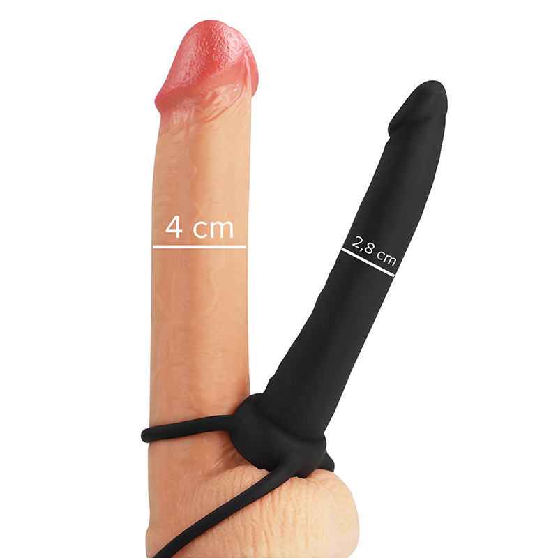MYTHOLOGY - DILDO ANALE COBI ONYX CON ANELLO PER CAZZO E TESTICOLI 13 CM IN SILICONE - MYTHOLOGY FANTASY DILDO | Lingerie Harness Boutique