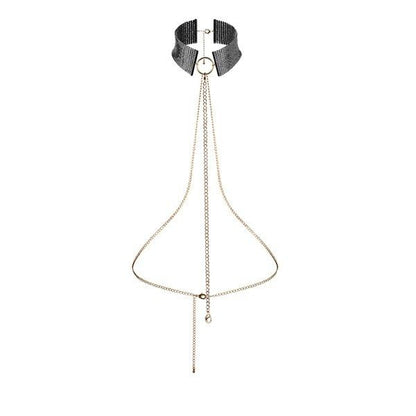 BIJOUX - DÉSIR MÉTALLIQUE COLLANA METALLICA NERA - BIJOUX DESIRE METALLIQUE | Lingerie Harness Boutique