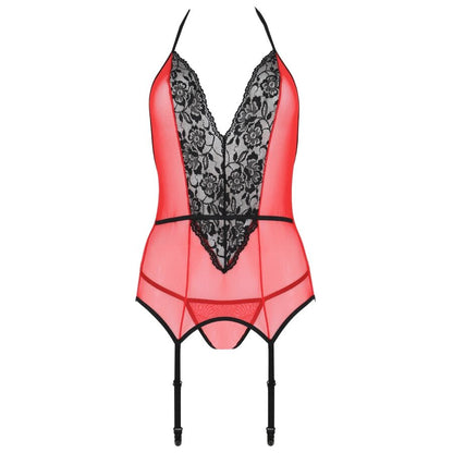 PASSION - PEONIA CORSET EROTIC LINE RED S/M