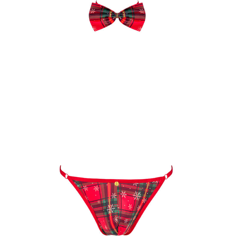 OBSESSIVE - MS MERRILO THONG AND BOW TIE ONE SIZE