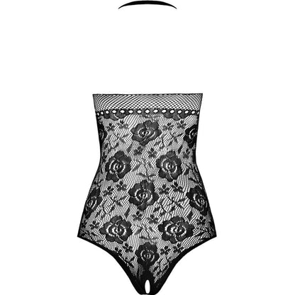 PASSION - BS094 BODYSTOCKING NERO TAGLIA UNICA - PASSION WOMAN BODYSTOCKINGS | Lingerie Harness Boutique