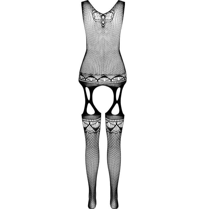 PASSION - BS099 BODYSTOCKING NERO TAGLIA UNICA - PASSION WOMAN BODYSTOCKINGS | Lingerie Harness Boutique