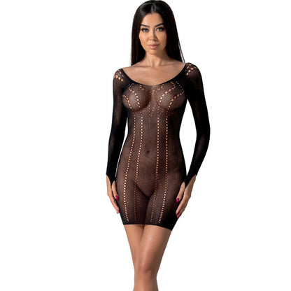 PASSION - BS101 BLACK BODYSTOCKING ONE SIZE