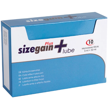 500 COSMETICS - SIZEGAIN PLUS LUBE EFFETTO FREDDO - 500COSMETICS | Lingerie Harness Boutique
