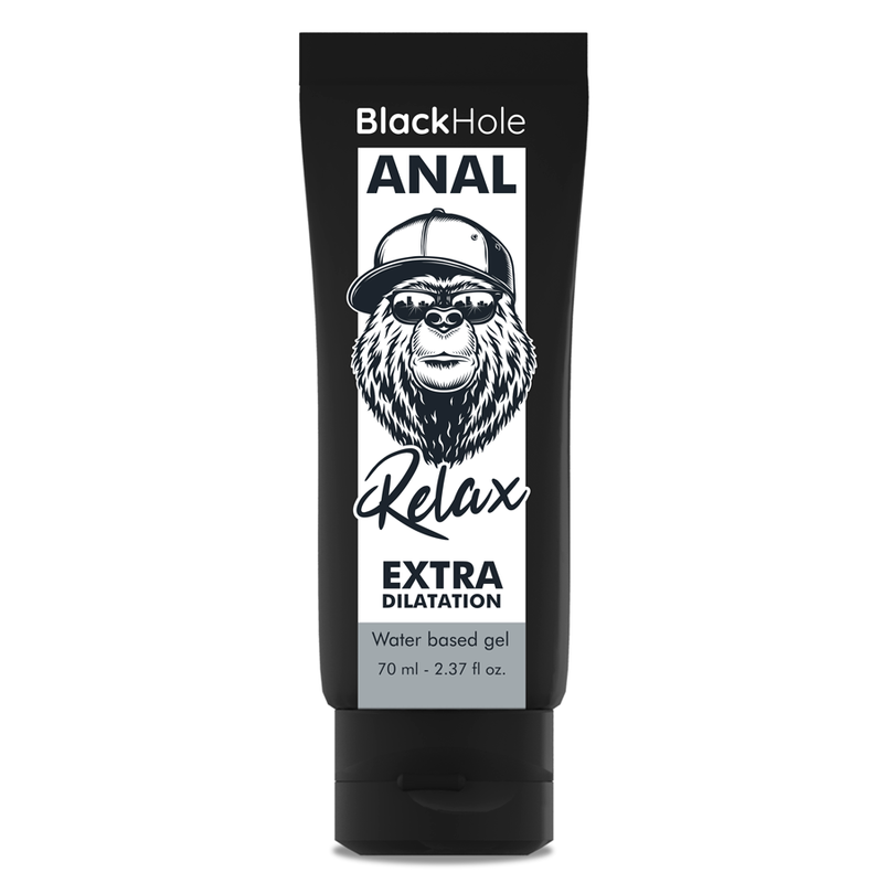 BLACK HOLE - GEL DILATANTE ANALE A BASE D'ACQUA 70 ML - BLACK HOLE | Lingerie Harness Boutique