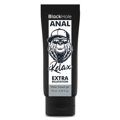 BLACK HOLE - GEL DILATANTE ANALE A BASE D'ACQUA 70 ML - BLACK HOLE | Lingerie Harness Boutique