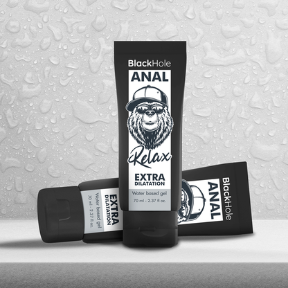 BLACK HOLE - GEL DILATANTE ANALE A BASE D'ACQUA 70 ML - BLACK HOLE | Lingerie Harness Boutique