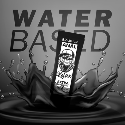 BLACK HOLE - GEL DILATANTE ANALE A BASE D'ACQUA 70 ML - BLACK HOLE | Lingerie Harness Boutique
