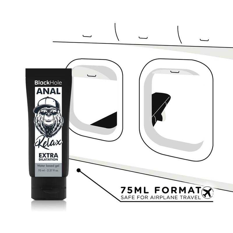 BLACK HOLE - GEL DILATANTE ANALE A BASE D'ACQUA 70 ML - BLACK HOLE | Lingerie Harness Boutique
