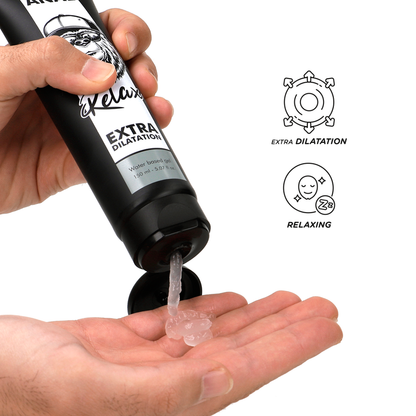 BLACK HOLE - GEL A BASE D'ACQUA DILATAZIONE ANALE 150 ML - BLACK HOLE | Lingerie Harness Boutique