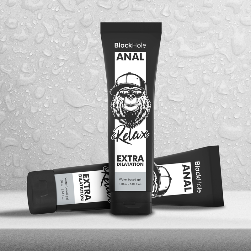 BLACK HOLE - GEL A BASE D'ACQUA DILATAZIONE ANALE 150 ML - BLACK HOLE | Lingerie Harness Boutique