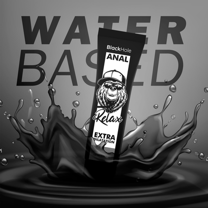 BLACK HOLE - GEL A BASE D'ACQUA DILATAZIONE ANALE 150 ML - BLACK HOLE | Lingerie Harness Boutique