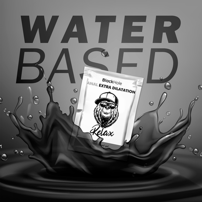 BLACK HOLE - GEL A BASE D'ACQUA EXTRA DILATAZIONE 6 ML MONODOSE - BLACK HOLE | Lingerie Harness Boutique