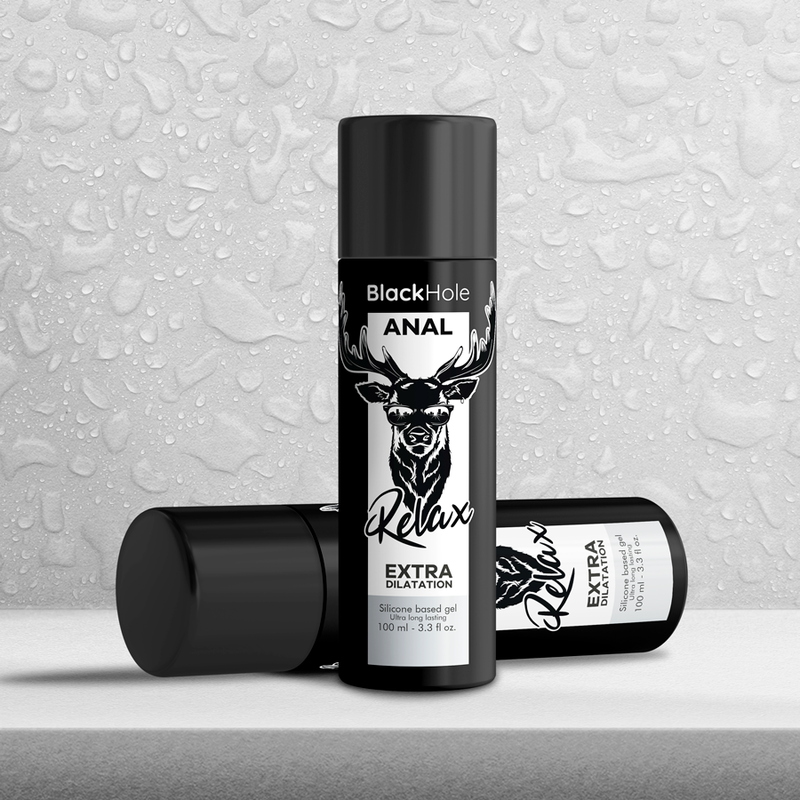 BLACK HOLE - GEL DILATAZIONE ANALE A BASE DI SILICONE 100 ML - BLACK HOLE | Lingerie Harness Boutique