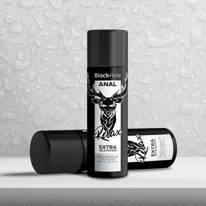 BLACK HOLE - GEL DILATAZIONE ANALE A BASE DI SILICONE 100 ML - BLACK HOLE | Lingerie Harness Boutique