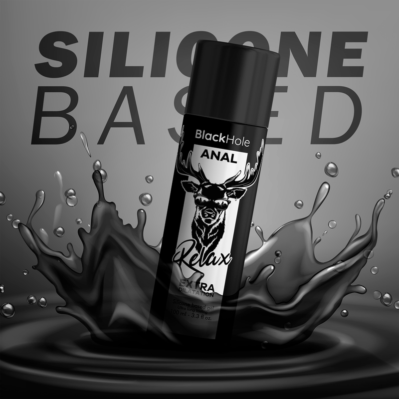 BLACK HOLE - GEL DILATAZIONE ANALE A BASE DI SILICONE 100 ML - BLACK HOLE | Lingerie Harness Boutique