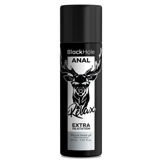 BLACK HOLE - GEL DILATAZIONE ANALE A BASE DI SILICONE 30 ML - BLACK HOLE | Lingerie Harness Boutique