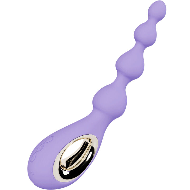 LELO - MASSAGGIATORE ANALE NERO CON PERLINE SORAYA - LELO | Lingerie Harness Boutique
