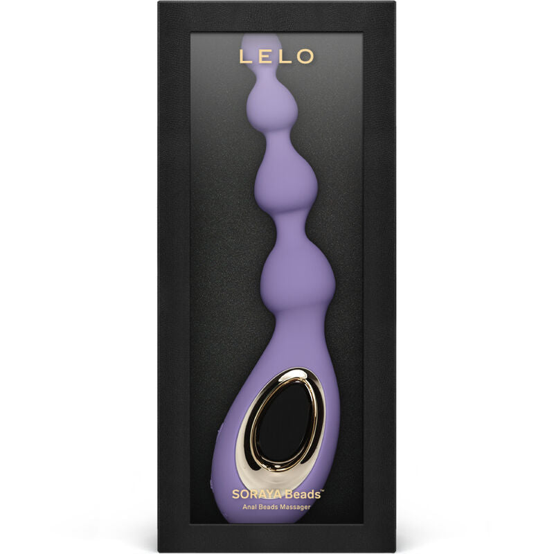 LELO - MASSAGGIATORE ANALE NERO CON PERLINE SORAYA - LELO | Lingerie Harness Boutique
