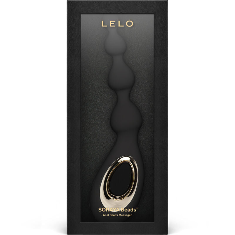 LELO - MASSAGGIATORE ANALE NERO CON PERLINE SORAYA - LELO | Lingerie Harness Boutique