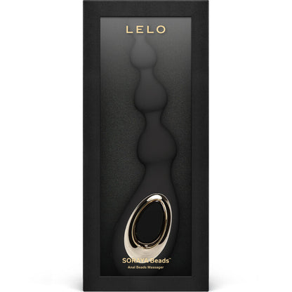 LELO - MASSAGGIATORE ANALE NERO CON PERLINE SORAYA - LELO | Lingerie Harness Boutique