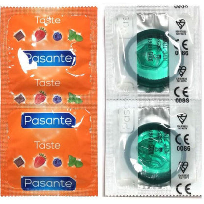 PASANTE - MINT FLAVOUR CONDOMS BAG 144 UNITS