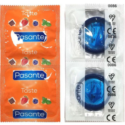 PASANTE - PRESERVATIVI GUSTO MIRTILLO BORSA 144 UNIT - PASANTE | Lingerie Harness Boutique