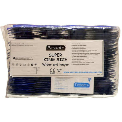 PASANTE - PRESERVATIVI TAGLIA SUPER KING BAG 144 UNIT - PASANTE | Lingerie Harness Boutique