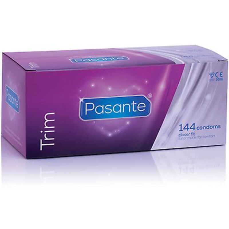 PASANTE - PRESERVATIVI TRIM CLOSER FIT CAJA 144 UNIT - PASANTE | Lingerie Harness Boutique