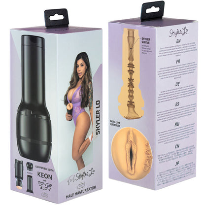 KIIROO - COLLEZIONE FEEL SKYLER LO STARS STROKERS COMPATIBILI CON POWERBLOW - KIIROO | Lingerie Harness Boutique
